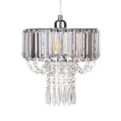 Beliani Hanglamp ADORN - Transparant Ijzer