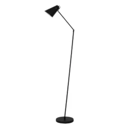 Vloerlamp Borre - Zwart - 111x28x205cm