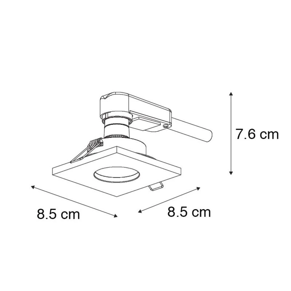 QAZQA Moderne Badkamer Inbouwspot Wit - Doku - Afbeelding 3