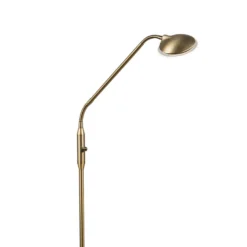 QAZQA Moderne Vloerlamp Brons Incl. LED - Eva 1
