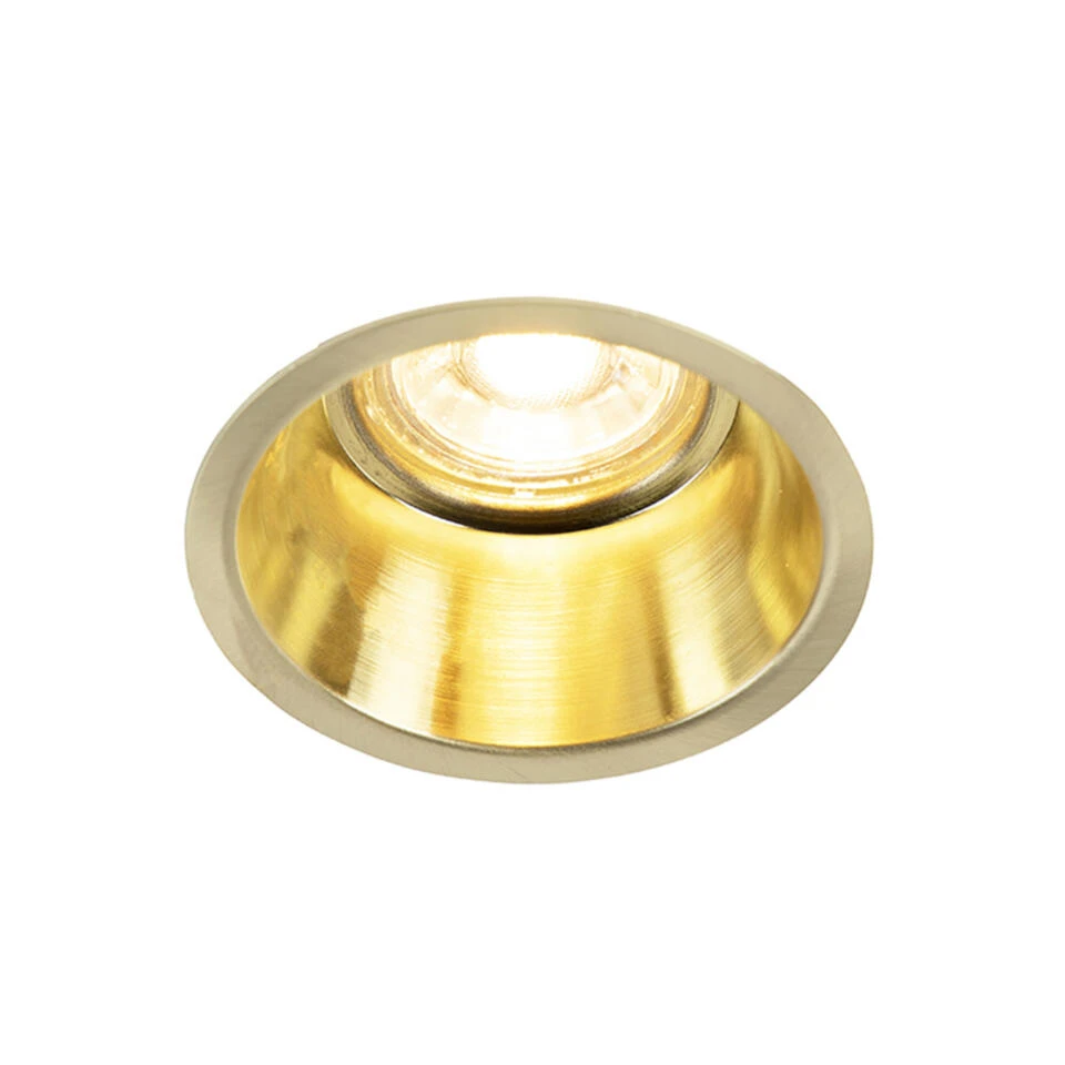 QAZQA Design Inbouwspot Goud - Dept