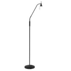 Highlight Vloerlamp Touchy - 1 Lichts - 35 X145 Cm - Zwart
