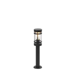 QAZQA Moderne Buitenlamp Zwart 50 Cm IP44 - Gleam