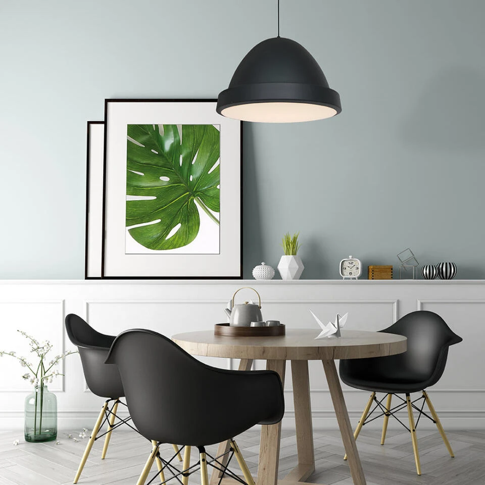 Steinhauer Hanglamp Nimbus - 1 Lichts - 50x150 Cm - Zwart - Afbeelding 3