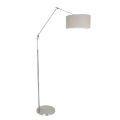 Steinhauer Vloerlamp Prestige - 1 Lichts - 145x250 Cm - Staal