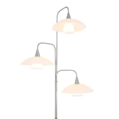 Steinhauer Vloerlamp Tallerken - 3 Lichts - 46x171 Cm - Staal