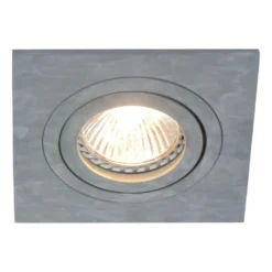 Steinhauer Inbouwspot 7305gr - 1 Lichts - 10x7 Cm - Grijs