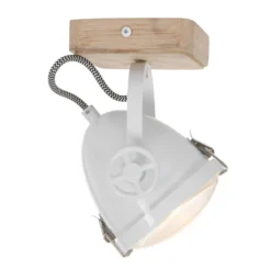 Mexlite Spot - 1 Lichts - 20x13 Cm - Wit