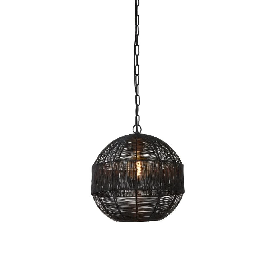 Hanglamp Pilka - Zwart - Ø35cm - Afbeelding 2