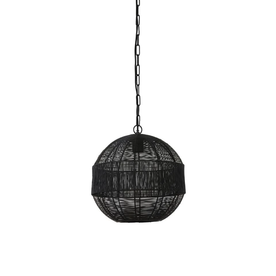 Hanglamp Pilka - Zwart - Ø35cm