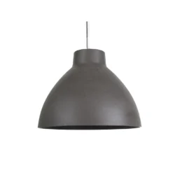 Leitmotiv Hanglamp Sandstone Look - Donker Grijs - Large - 43x33cm