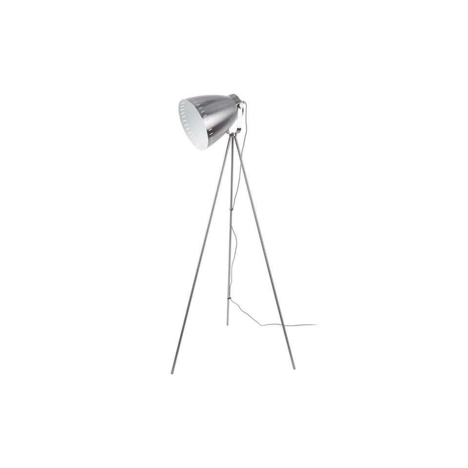 Leitmotiv Vloerlamp Luxury Mingle - 3 Poten, Geborsteld Nikkel - 145x26,5cm