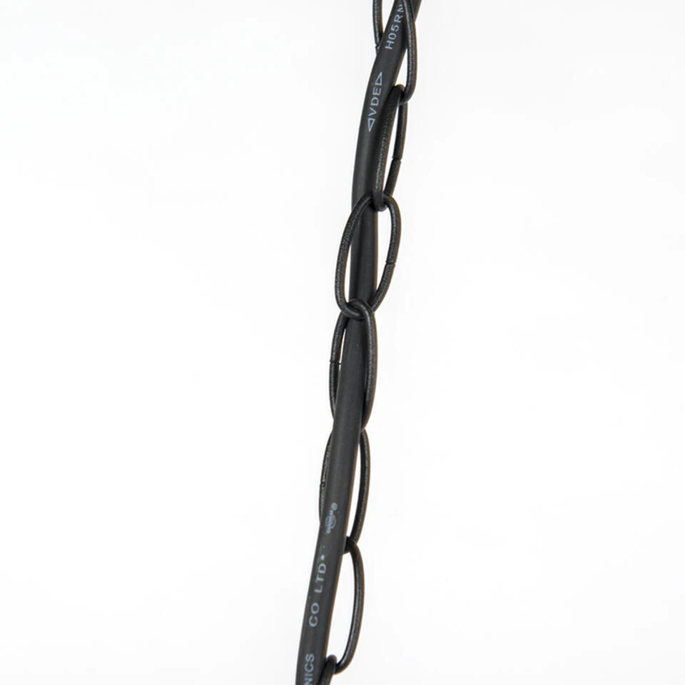 QAZQA Landelijke Buiten Hanglamp Zwart - Moreno - Afbeelding 4