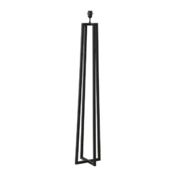 Vloerlamp Miley - Zwart - 25x130cm