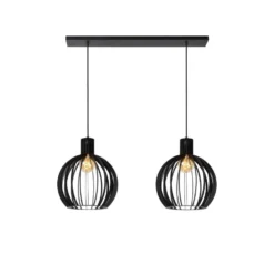 Lucide MIKAELA Hanglamp - Zwart
