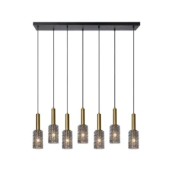 Lucide CORALIE Hanglamp - Mat Goud / Messing