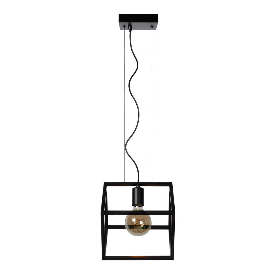 Lucide FABIAN Hanglamp - Zwart - Afbeelding 3