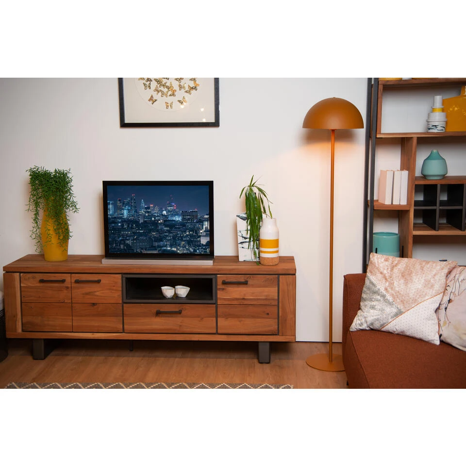 Lucide SIEMON Vloerlamp - Okergeel - Afbeelding 2