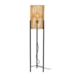 Lucide JANTINE Vloerlamp - Licht Hout