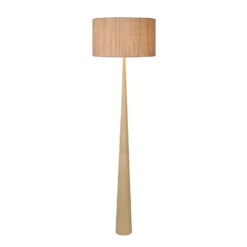 Lucide CONOS Vloerlamp - Licht Hout