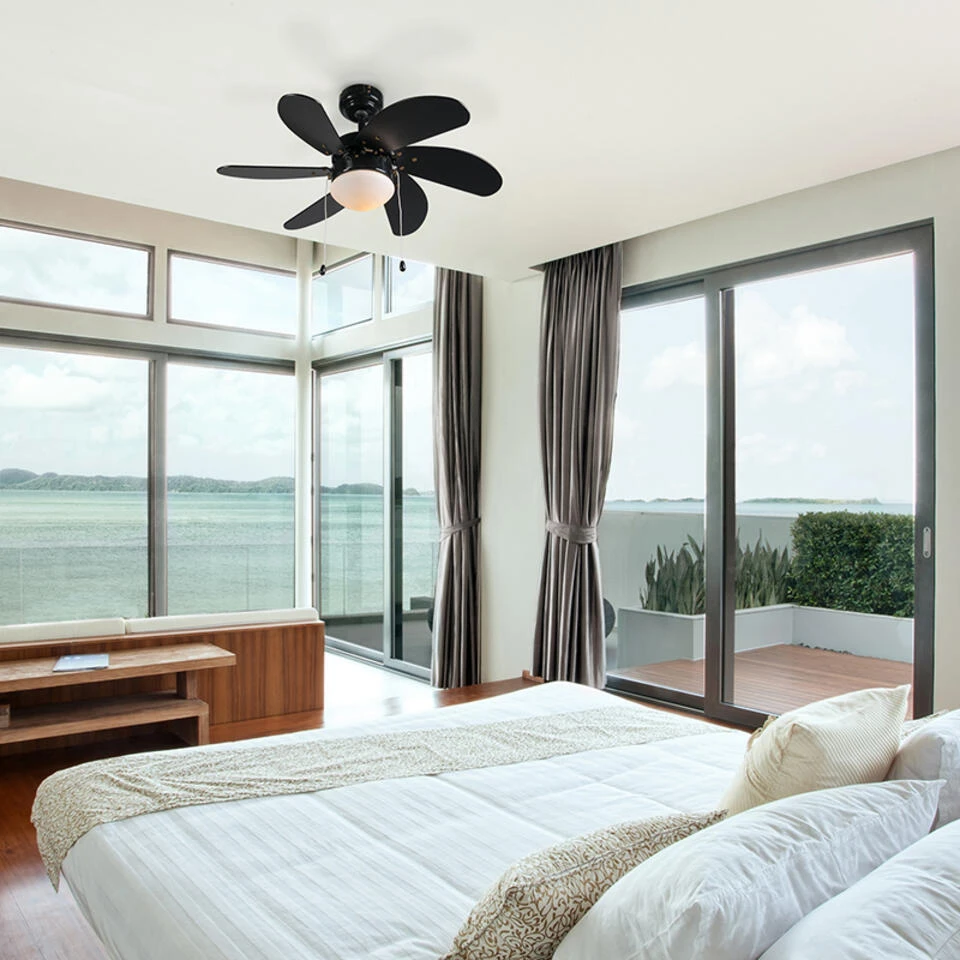 QAZQA Plafondventilator Zwart - Fresh 3 - Afbeelding 2