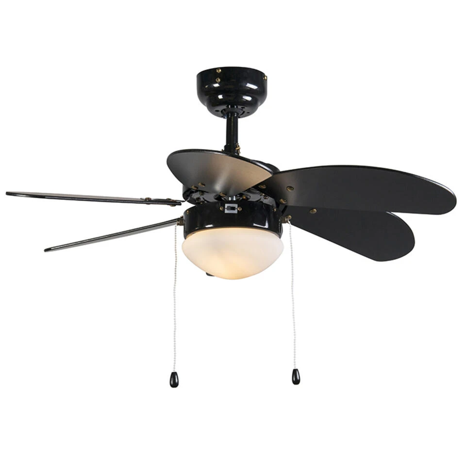 QAZQA Plafondventilator Zwart - Fresh 3 - Afbeelding 4