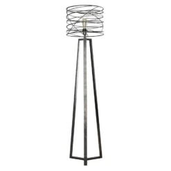 Giga Meubel Vloerlamp Curl Ø40cm - Zwart - 40x40x162cm