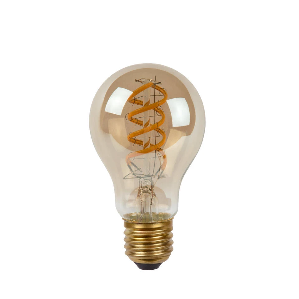 Lucide A60 Fil. Lamp-Fumé-LED Dimb.-1xE27-5W-2200K - Afbeelding 2