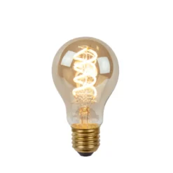 Lucide A60 Fil. Lamp-Fumé-LED Dimb.-1xE27-5W-2200K