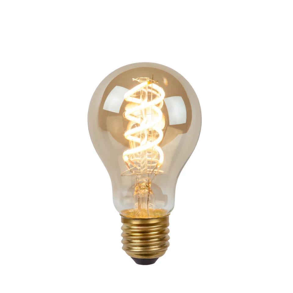 Lucide A60 Fil. Lamp-Fumé-LED Dimb.-1xE27-5W-2200K