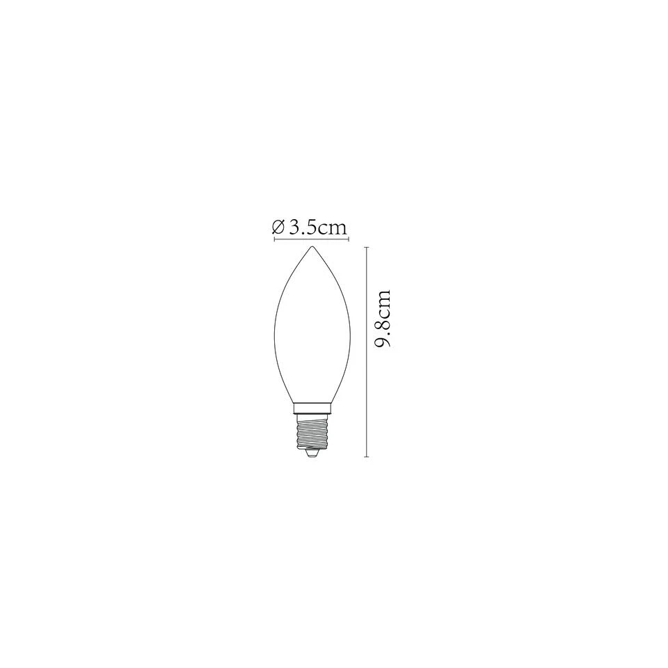 Lucide C35 Filament Lamp - Transparant - Afbeelding 4