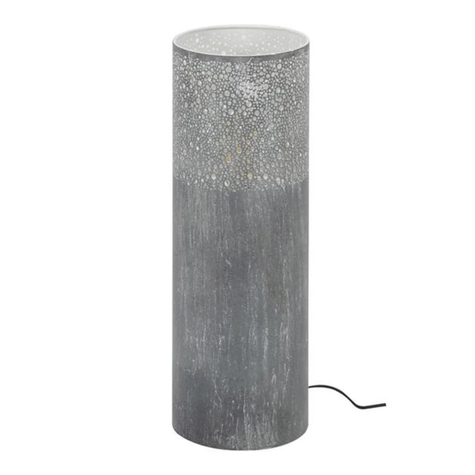 Industriƫle Vloerlamp Eleanor Metaal Grijs 60 Cm - 60x20x60 Cm - Metaal - Grijs