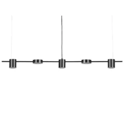 Beliani Hanglamp SESTRA - Zwart Aluminium