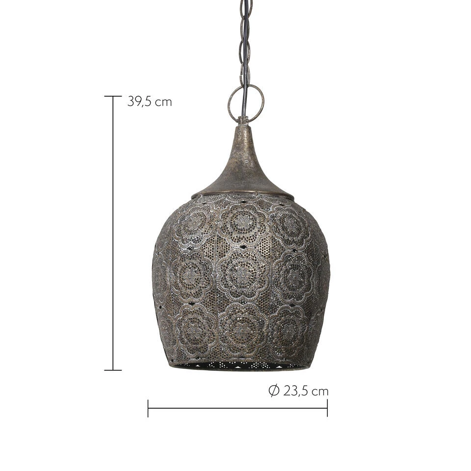 Hanglamp Kadiri - Grijs - Ø23,5cm - Afbeelding 2