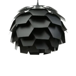 Beliani Hanglamp SEGRE MINI - Zwart Synthetisch Materiaal