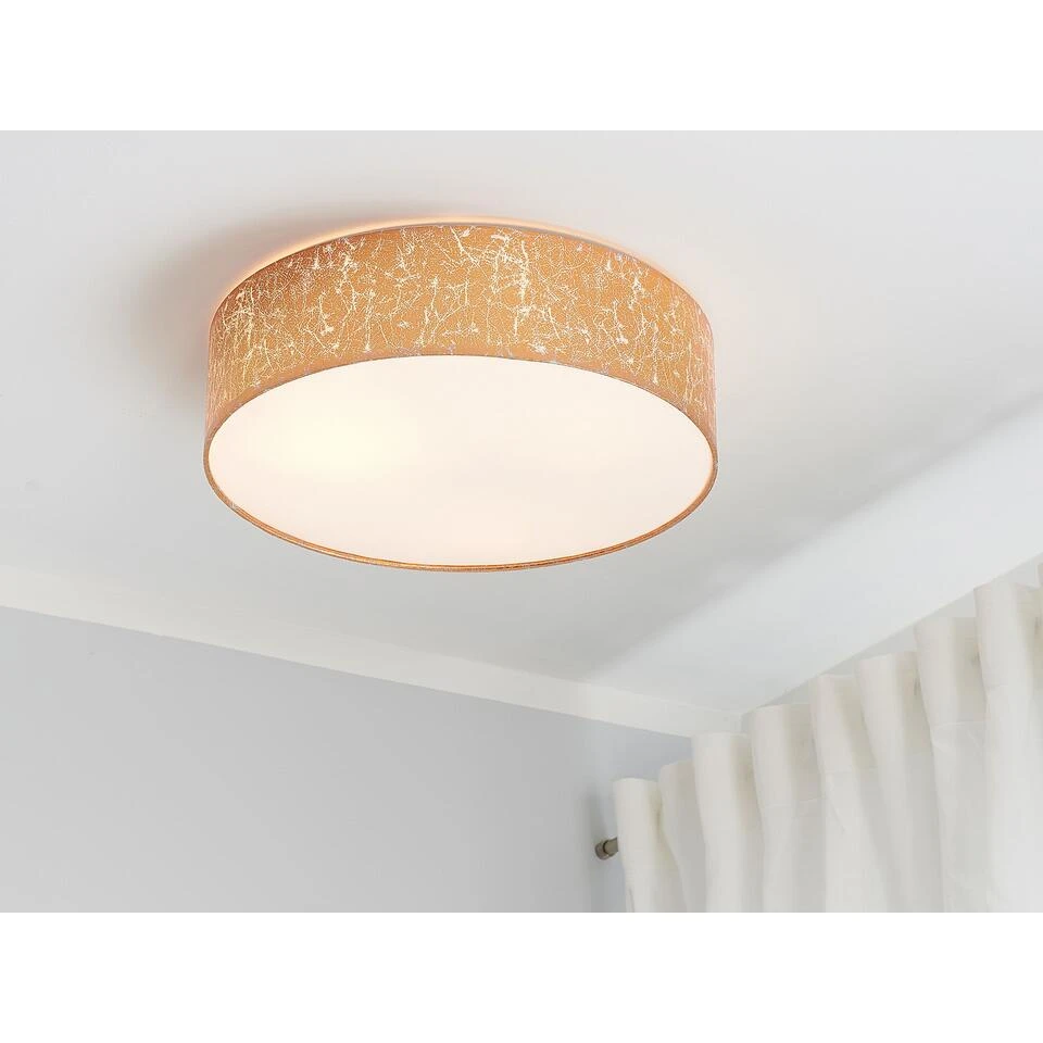 Beliani Plafondlamp RENA - Koper Polykatoen - Afbeelding 2