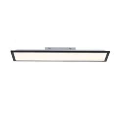 Paul Neuhaus Plafondlamp Flat - 1 Lichts - 79.5 X6.1 Cm - Zwart