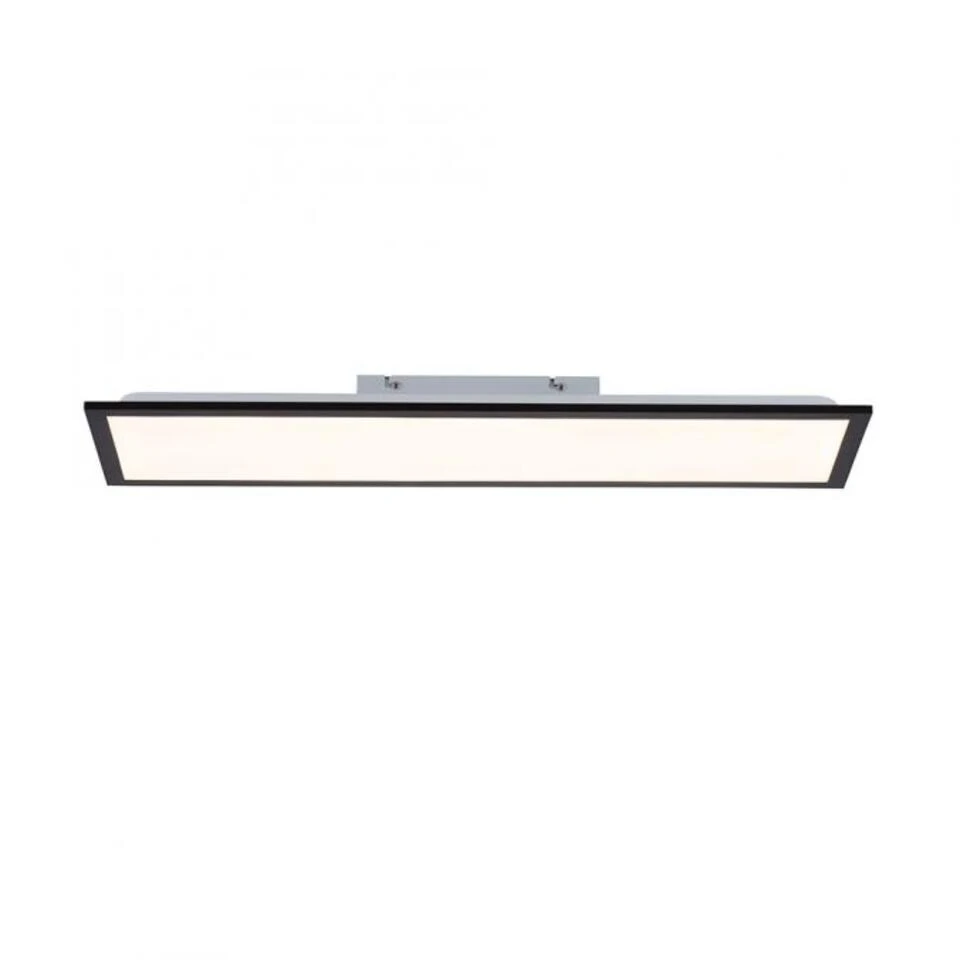 Paul Neuhaus Plafondlamp Flat - 1 Lichts - 79.5 X6.1 Cm - Zwart