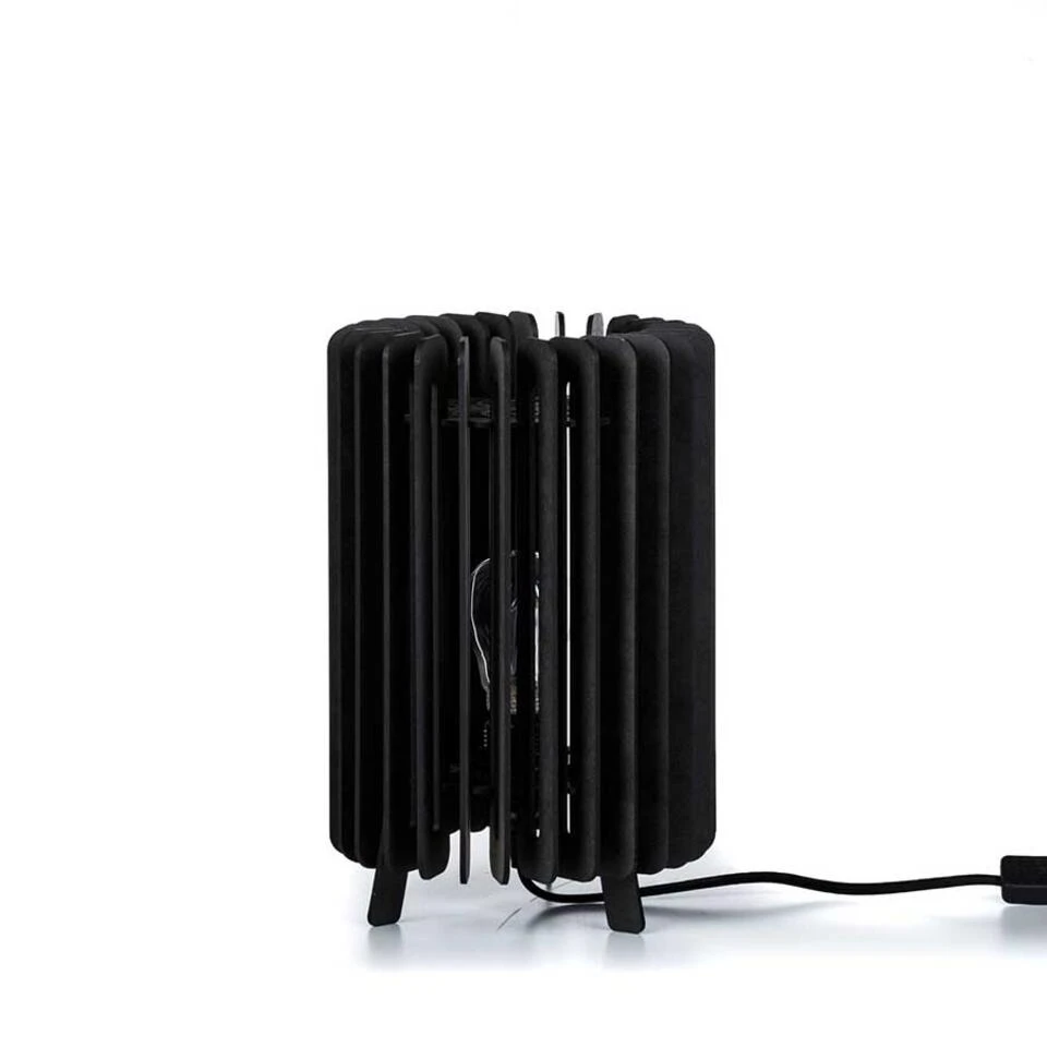 Blij Design Tafellamp Edge - 1 Lichts - 19.5 X27 Cm - Zwart