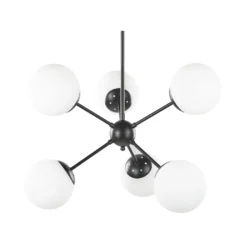 Beliani Hanglamp ADAWRO - Zwart Ijzer