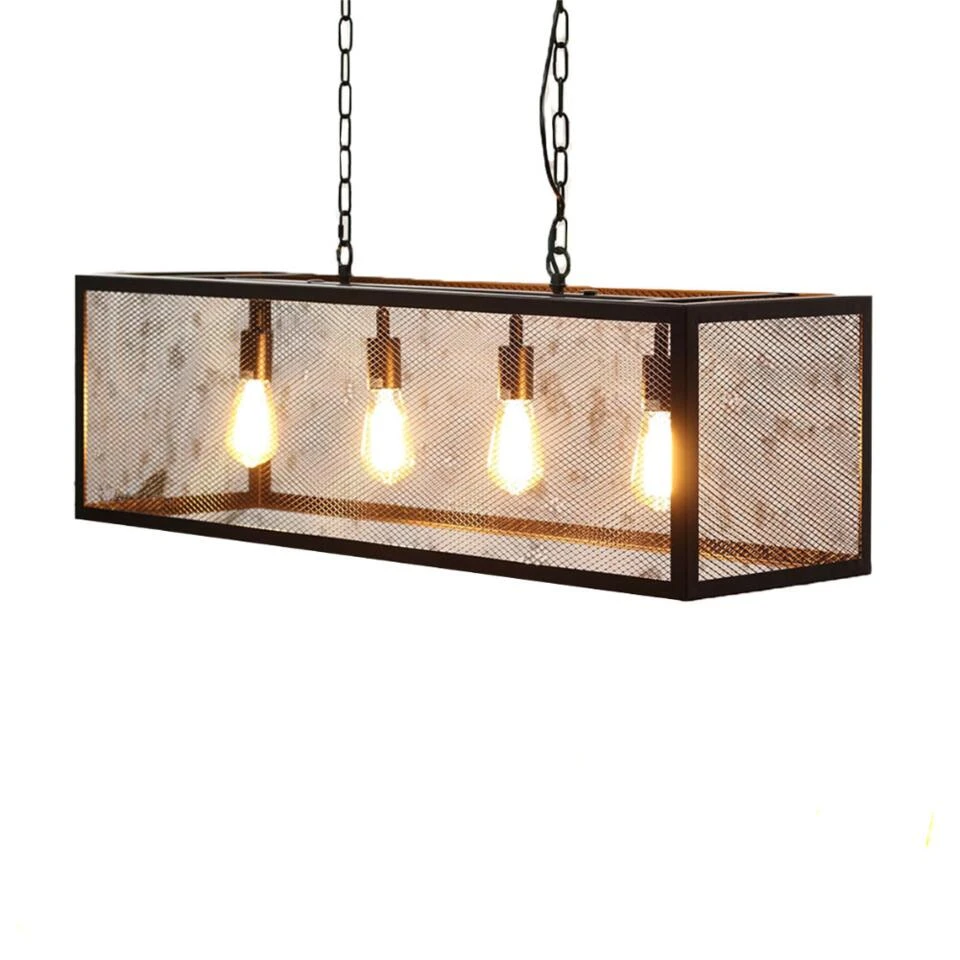 Industriële Hanglamp Sucre 4L - Zwart - 30x100x150 Cm - Metaal - Zwart