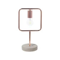 Beliani Tafellamp MUNDO - Koper Metaal