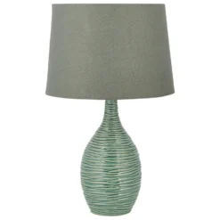 Beliani Bedlamp ATSAS - Groen Keramiek