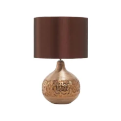 Beliani Bedlamp YAKIMA - Bruin Porselein