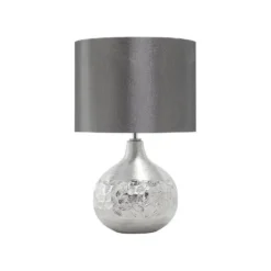 Beliani Bedlamp YAKIMA - Grijs Porselein
