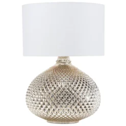 Beliani Tafellamp MADON - Goud Glas