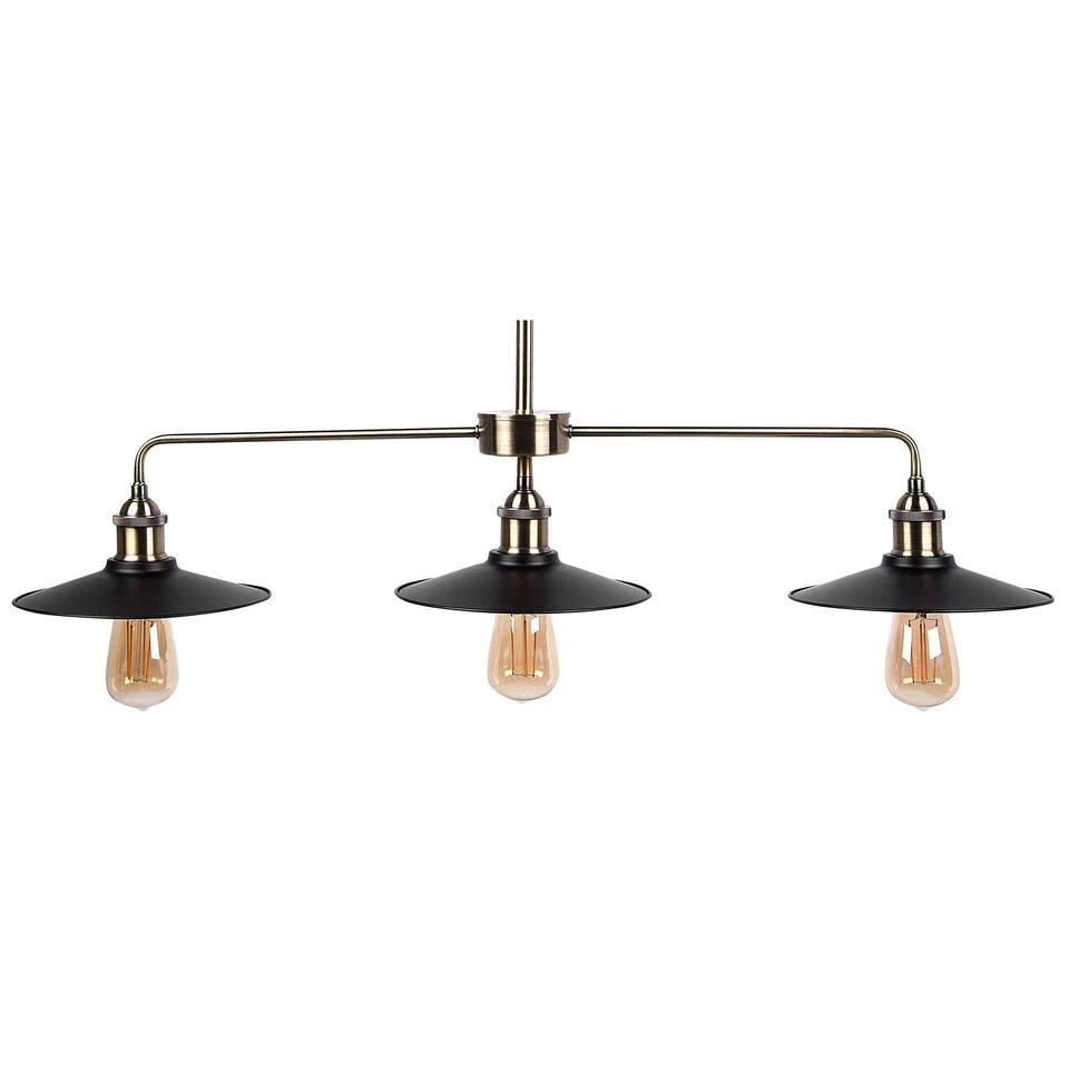 Beliani Hanglamp MONTONE - Zwart Metaal