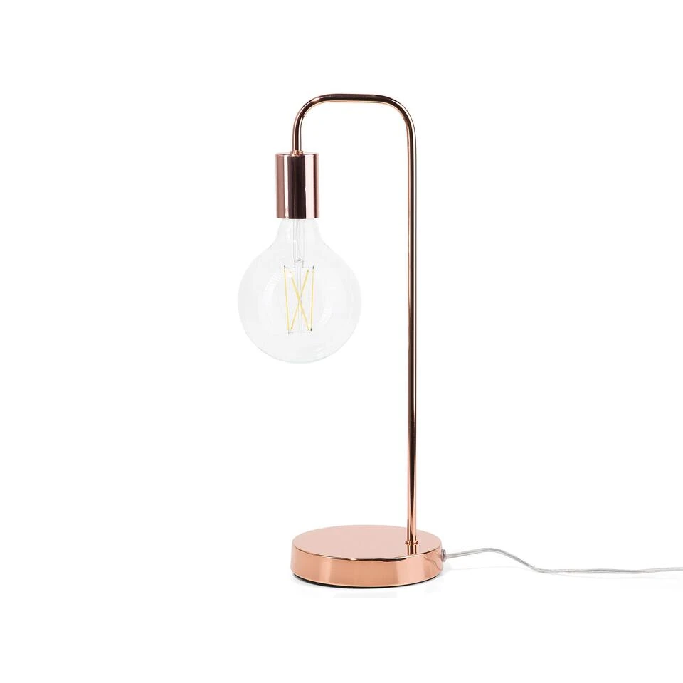 Beliani Tafellamp SAVENA - Koper Metaal