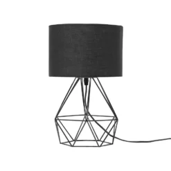 Beliani Bedlamp MARONI - Zwart Metaal