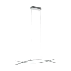 EGLO Nevado Hanglamp - LED - 90 cm - Chroom/Wit